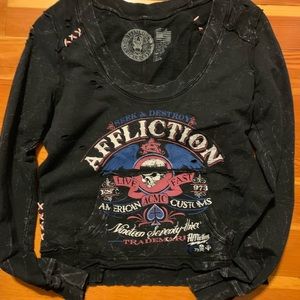 Affliction sweater